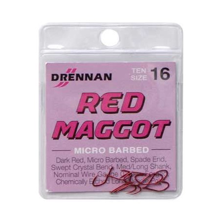 Kabliukai Drennan Red Maggot