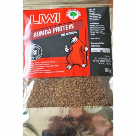 Liwi Bomba Proteina, stambiai maltos musės lervos